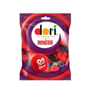 BALA GELATINA DORI MORANGO 60G